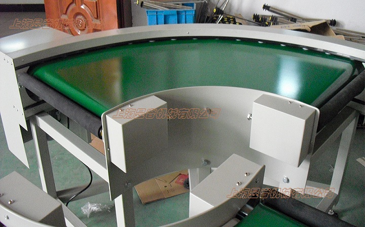 90°轉彎皮帶式輸送機 